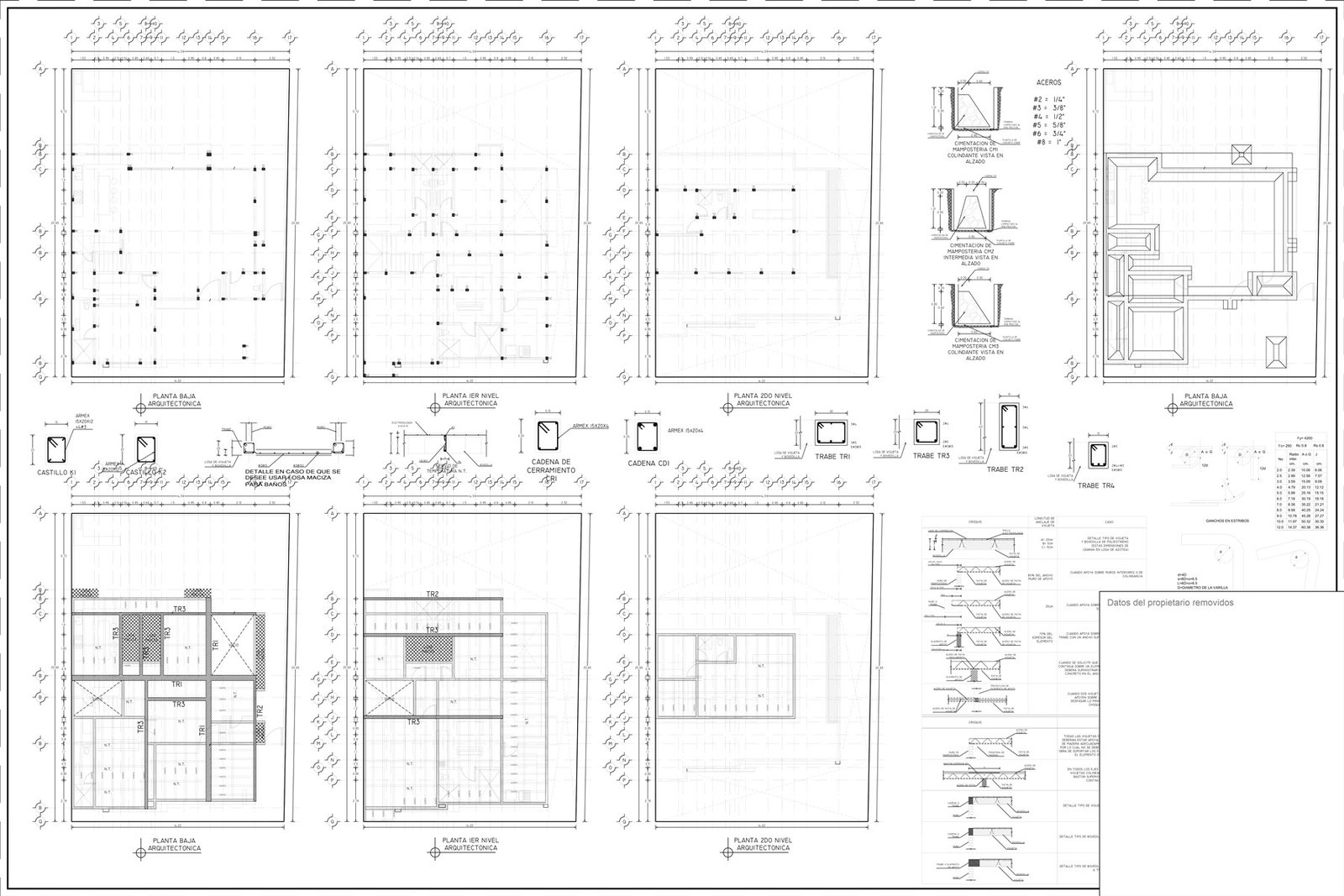 Plano estructural