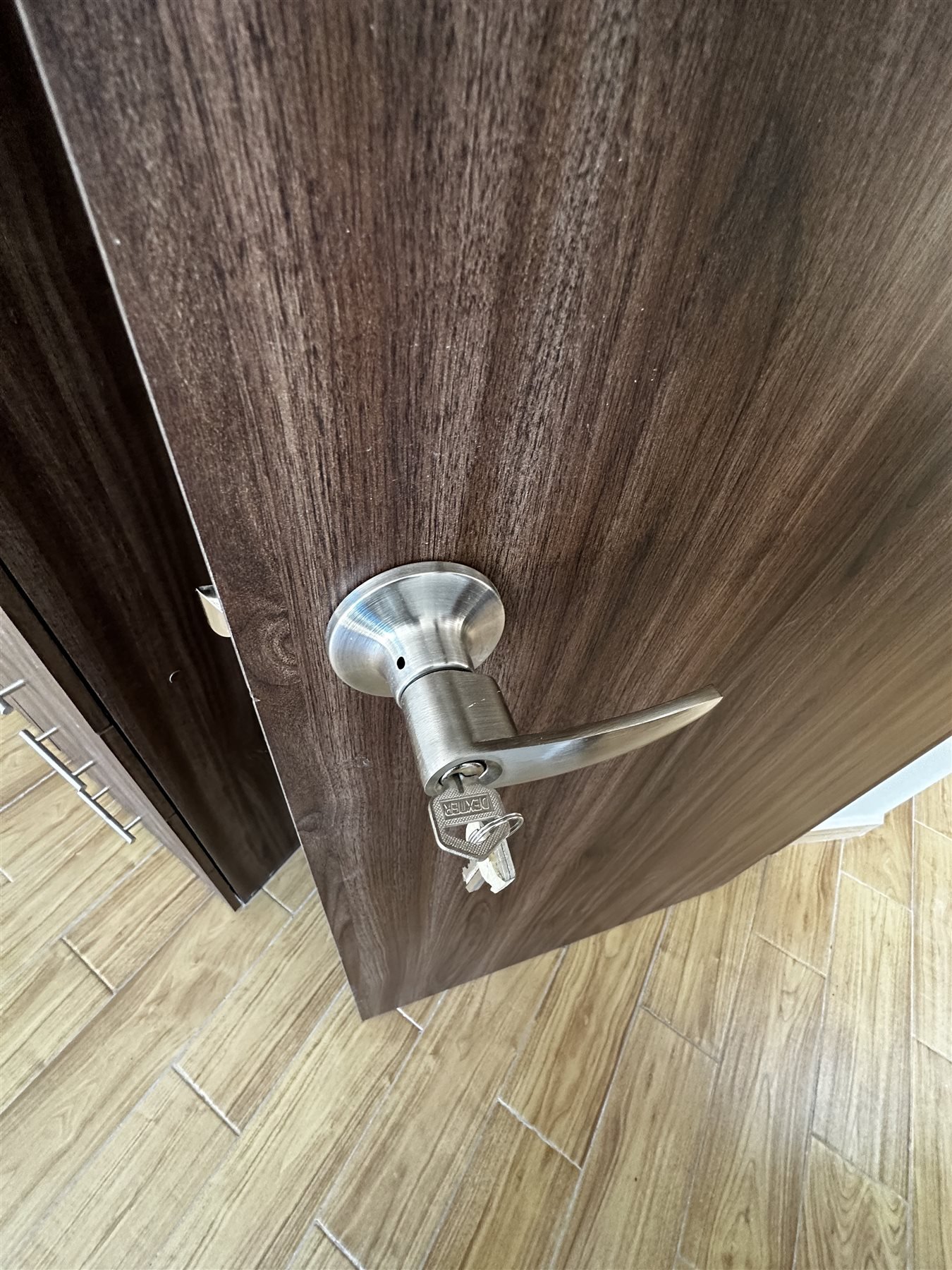 Puerta interior en madera