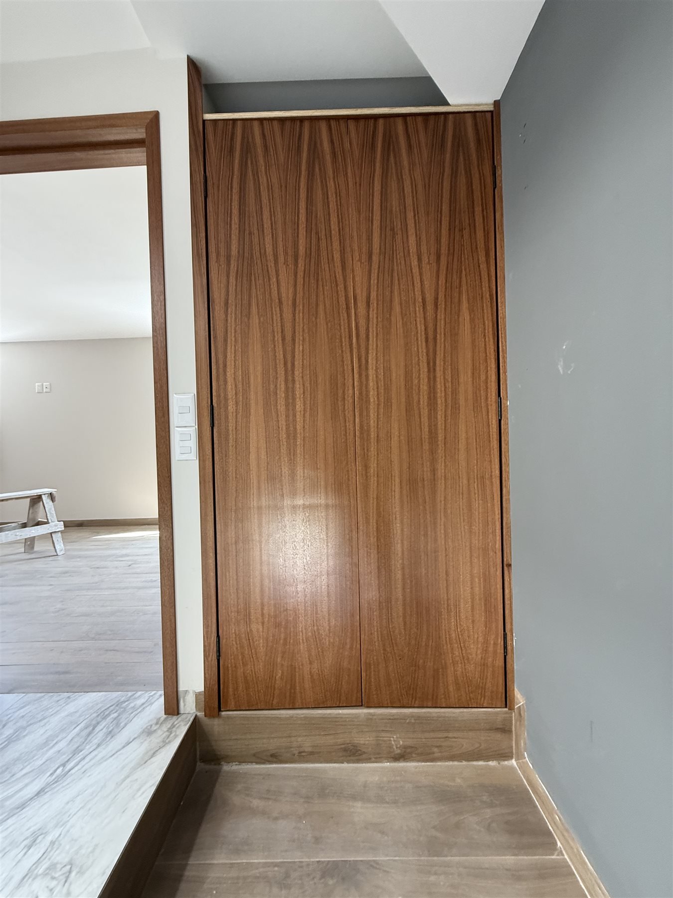 Puerta interior en madera