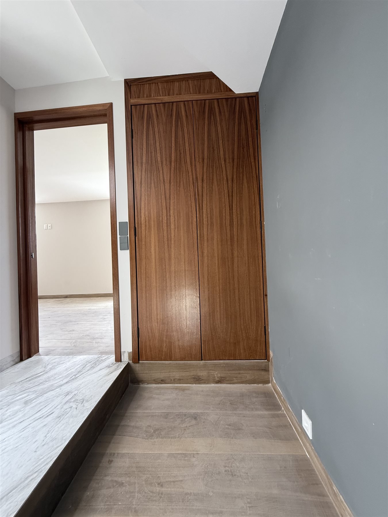 Puerta interior en madera