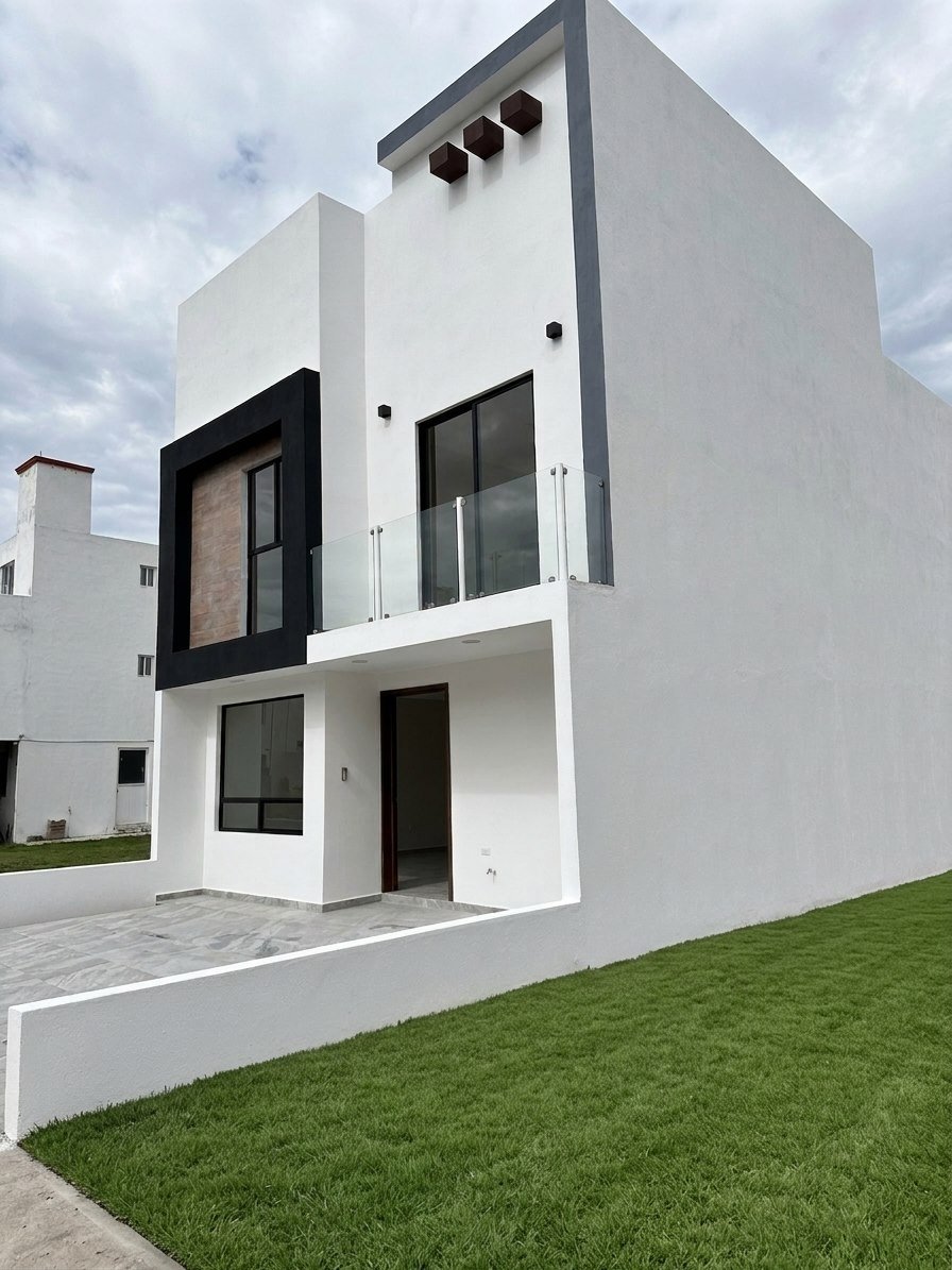 Fachada de proyecto Residencial terminado