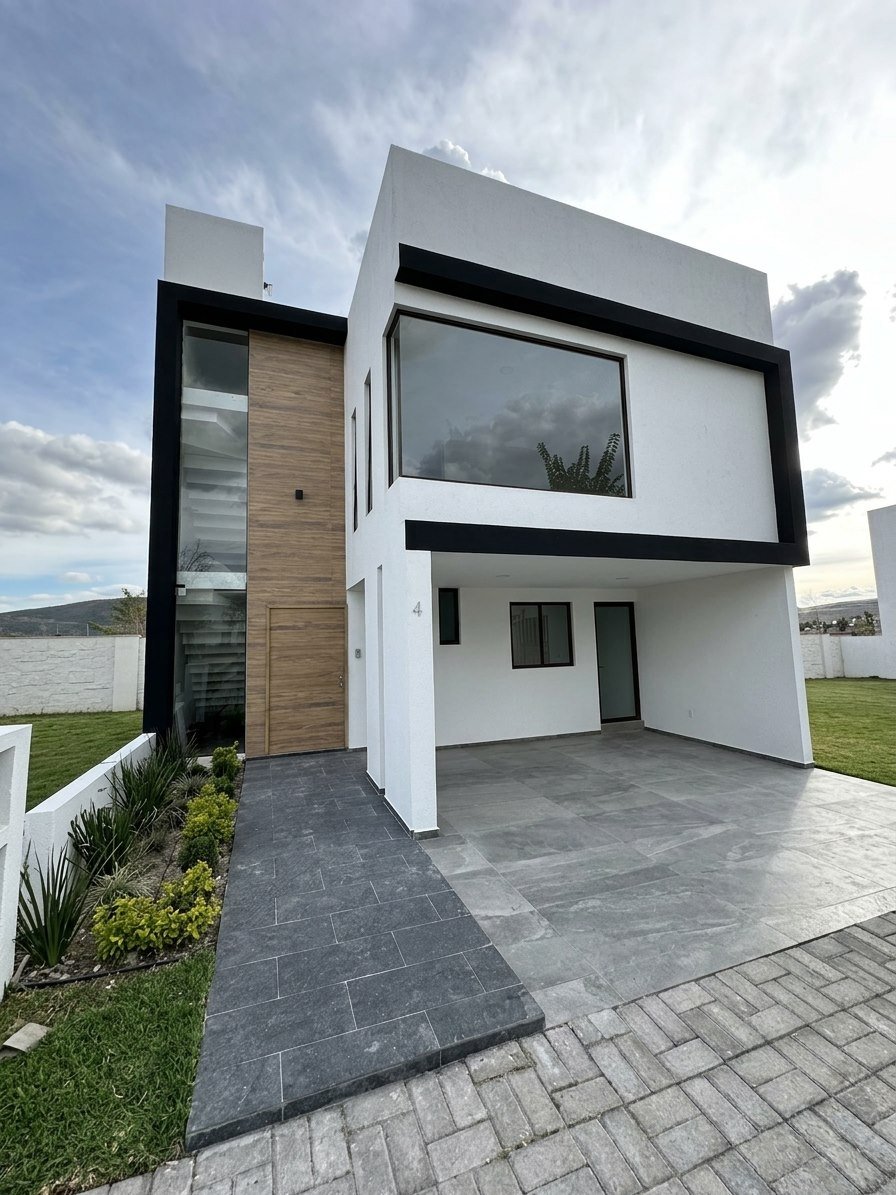 Fachada de proyecto Residencial terminado