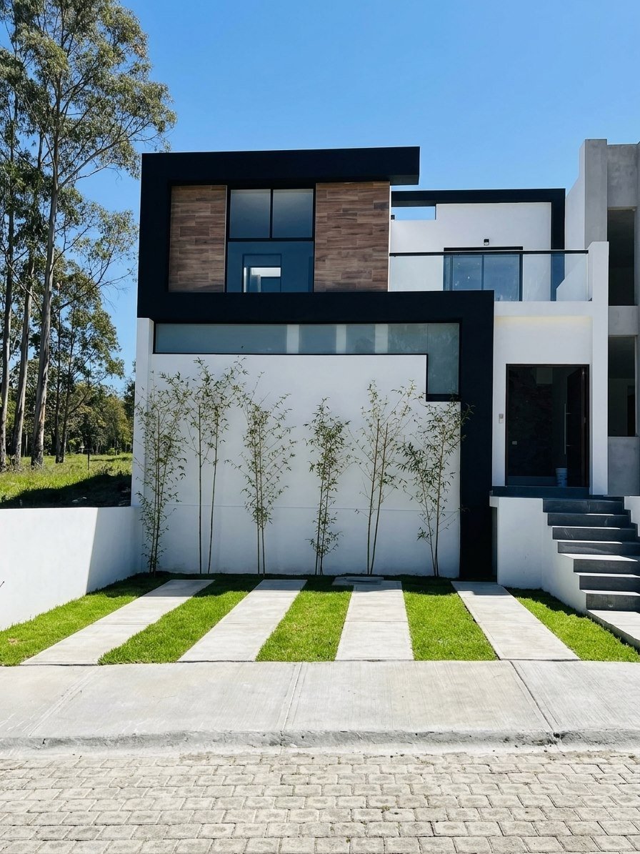 Fachada de proyecto Residencial terminado