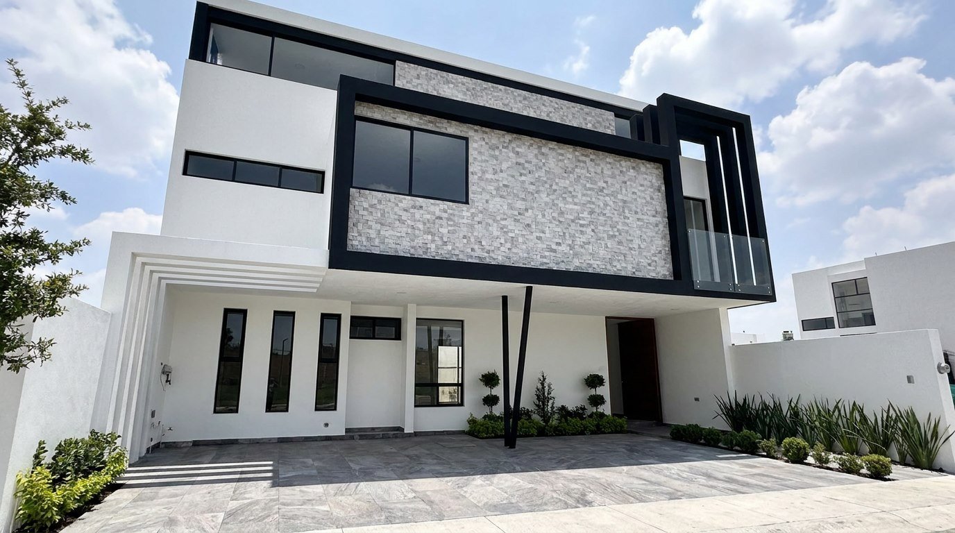 Fachada de proyecto Residencial terminado